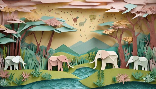 animales origami