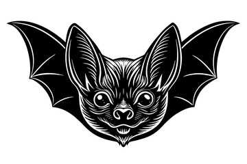 bat silhouette vector illustration