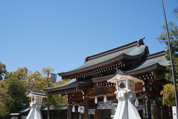 神戸　湊川神社境内風景