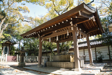 神戸　湊川神社境内風景