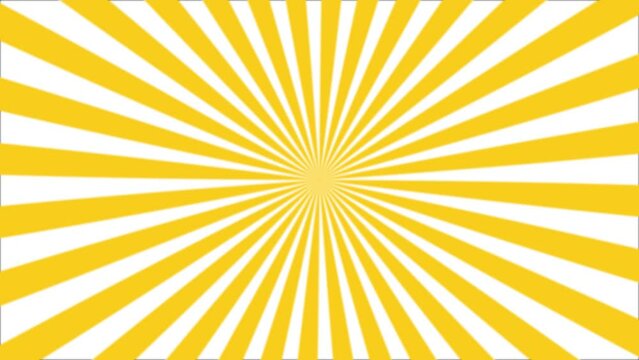 Retro vintage rays background, Orange and yellow sunburst or starburst background,
yellow and orange sunburst rotating background, Yellow sunburst with scattered confetti.