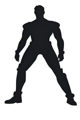 The image shows a basic siluet or outline shape of a person