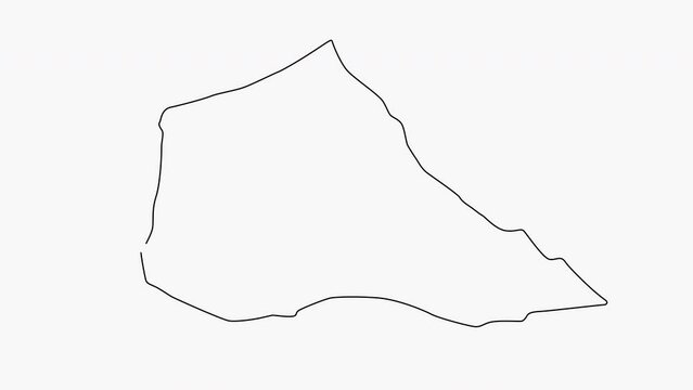 sketch map of Fenoarivo in madagascar