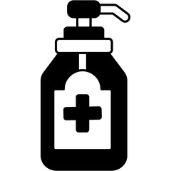 Obraz premium Hand Sanitizer Icon