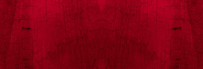 Obraz premium Old wall texture cement black red background abstract dark color design are light with white gradient background.