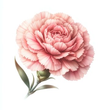Carnation flower images, illustrations, and drawings for parents on Parents' Day in Korea