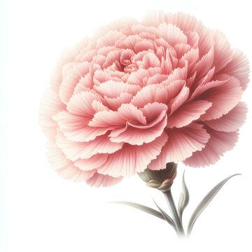 Carnation flower images, illustrations, and drawings for parents on Parents' Day in Korea