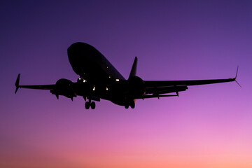 airplane in the sky