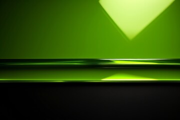 Abstract green metallic wall background