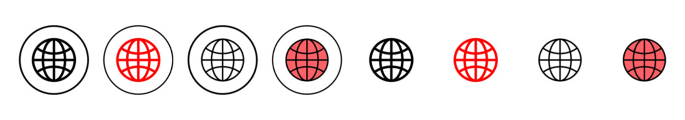 Web icon vector illustration. go to web sign and symbol. web click icon. Global search icon