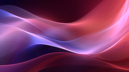 Digital fuchsia glowing curve abstract graphic poster web page PPT background