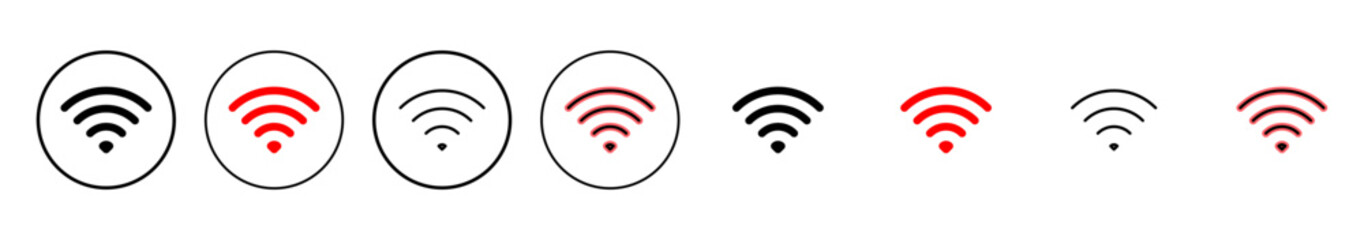 Wifi icon vector illustration. signal sign and symbol. Wireless  icon