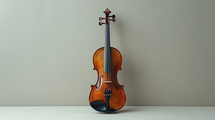 violin musical instrument, white background