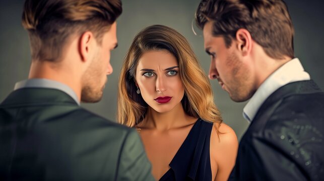 Wife discovering that her husband is cheating because he is gay, girlfriend catch an affair of her boyfriend with his male lover.