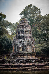 The beautiful ancient pagoda of Neak Poan in Siem Reap, Cambodia