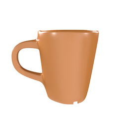 Cup isolated on transparent background