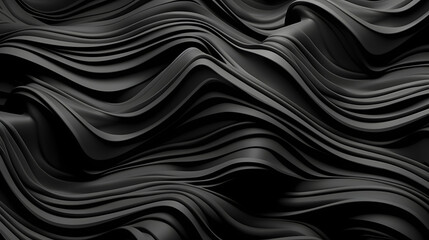 Digital black swirl corrugated curve abstract graphic poster web page PPT background