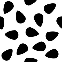 Fototapeta premium Leaves Seamless Vector Pattern, Abstract Leaves Pattern, Dots, Pattern Cutfile, Digital File