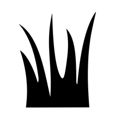 grass black silhouette