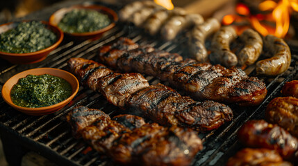 Argentina's Feast: Asado - Grilled Meats & Chimichurri