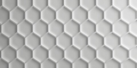 Modern white honeycomb pattern wall texture
