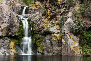 waterfall in cordoba argentina called los hornillos tourism trekking and vacations