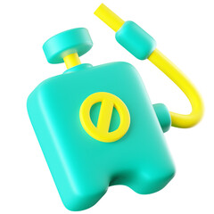 3D Icon Pesticide Tank Illustration
