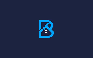 letter b with home repairs logo icon design vector design template inspiration © Dar Wan 