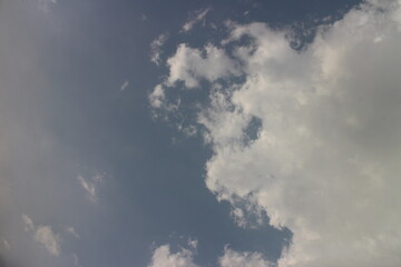 Overcast sky with dark clouds, The gray cloud ,Before rain