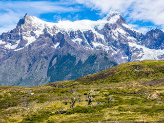 Mirador Cuernos Trail in Torres del Paine National Park in Chile Patagonia