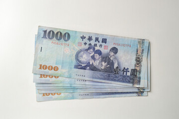 1000 Taiwanese dollar banknote - 773647226