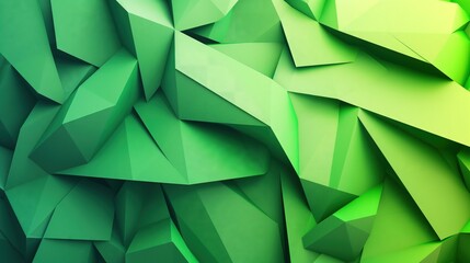 Dynamic Green Gradient Abstract Background Banner
