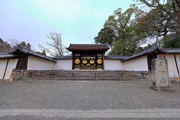 Daigo-ji Temple a Buddhist temple with 5-story pagoda, at Daigohigashiojicho, Fushimi Ward, Kyoto, Japan 