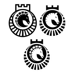 horse head castle logo.eps