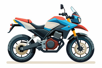 Obraz na płótnie Canvas motorcycle bike vector illustration