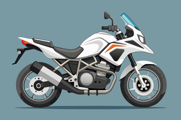 motorcycle bike vector illustration