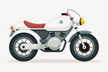 Fototapeta premium motorcycle bike vector illustration