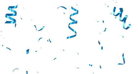 3d render of confetti floating for design.