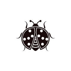 Beauty bug vector illustration icon