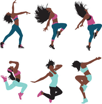 Zumba Dance Adobe Illustrator Artwork