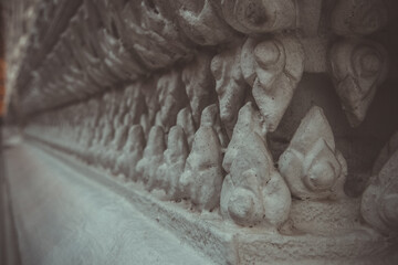 detail of a stone carving