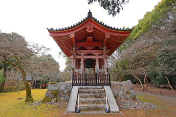 Daigo-ji Temple a Buddhist temple with 5-story pagoda, at Daigohigashiojicho, Fushimi Ward, Kyoto, Japan 