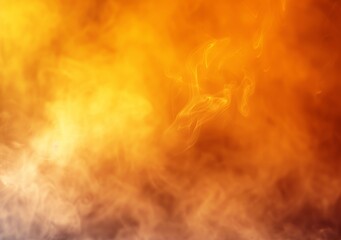 The image is of a flame with orange and yellow colors