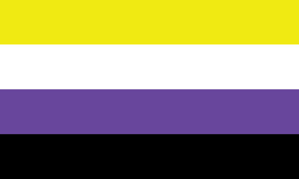 Nonbinary Flag Pride Month LGBTQ Rainbow