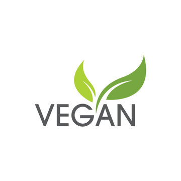 Vegan vector icon illustration