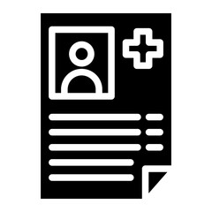 Obraz premium Prescription document icon. Medical recipe vector sign.