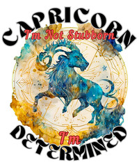 Capricorn: I'm Not Stubborn, I'm Determined. capricorn sign