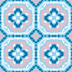 Seamless Ikat ethnic traditional Textile pattern geometric abstract folklore ornament Tribal ethnic illustration background design for print, clothing, scarf