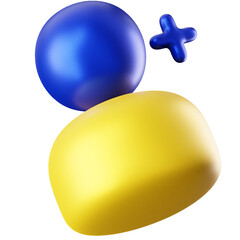 3D Icon Add Friend Illustration
