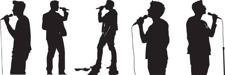 illustration of singer 